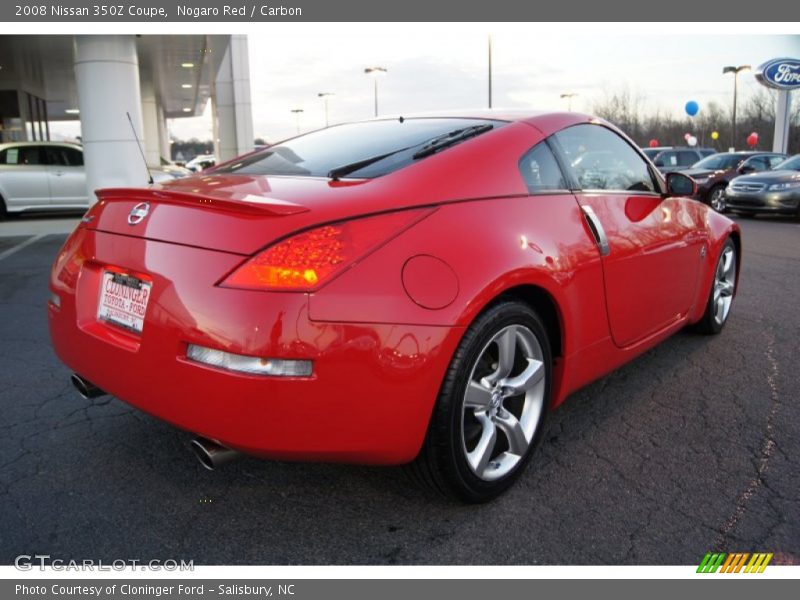 Nogaro Red / Carbon 2008 Nissan 350Z Coupe