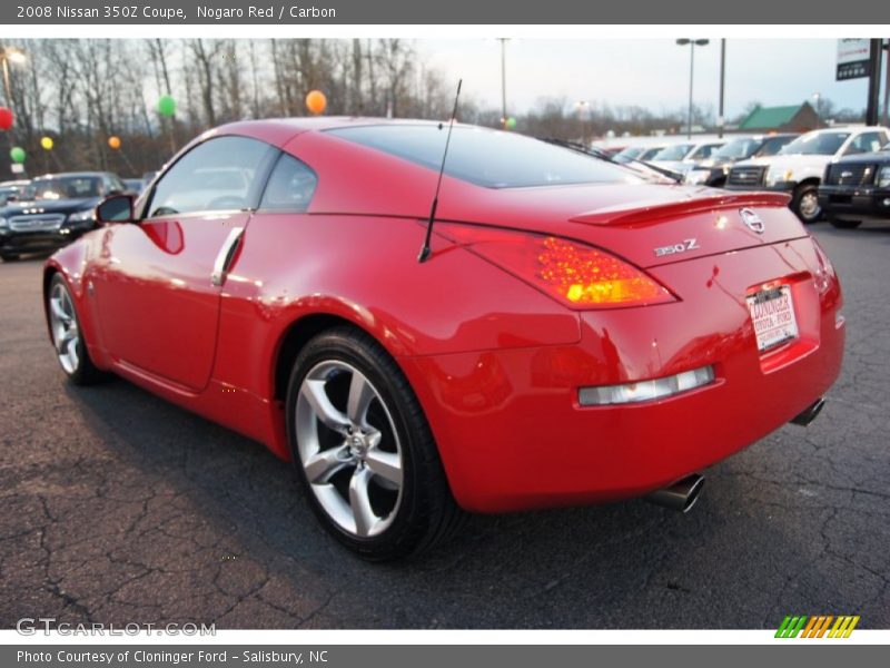 Nogaro Red / Carbon 2008 Nissan 350Z Coupe