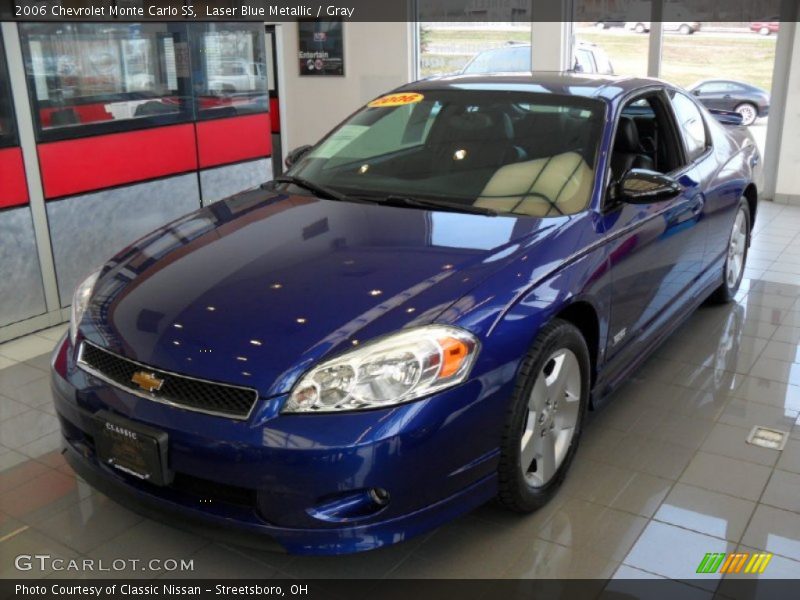 Laser Blue Metallic / Gray 2006 Chevrolet Monte Carlo SS