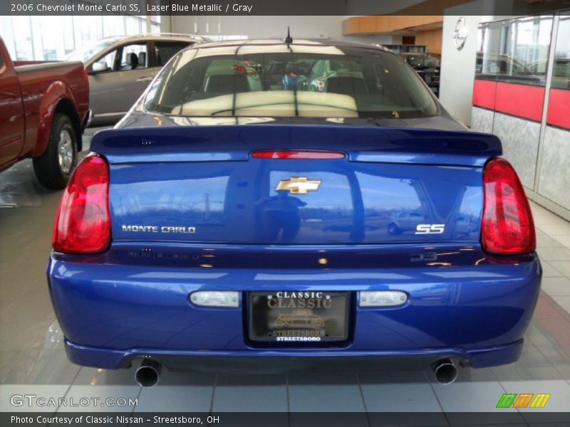 Laser Blue Metallic / Gray 2006 Chevrolet Monte Carlo SS