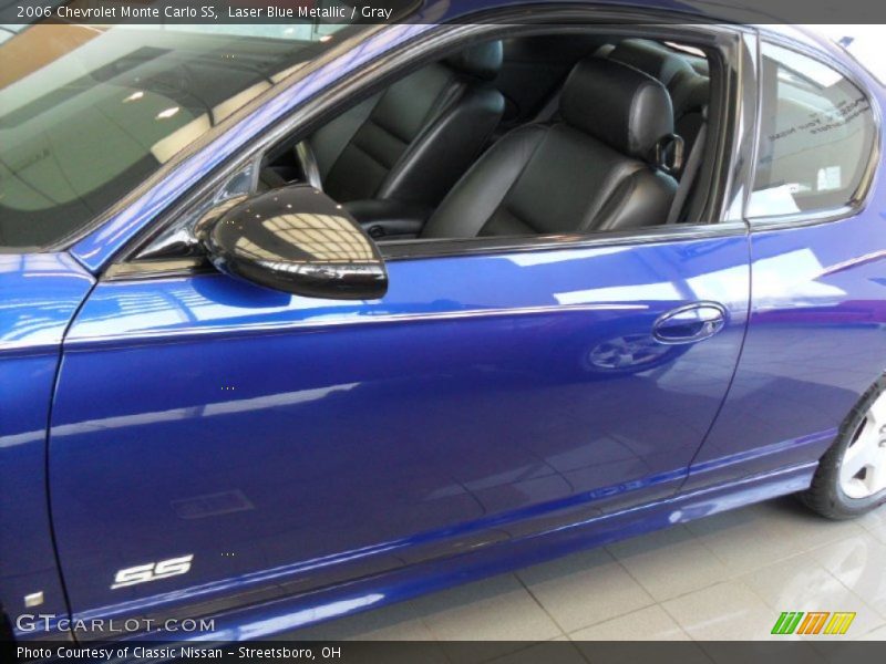 Laser Blue Metallic / Gray 2006 Chevrolet Monte Carlo SS