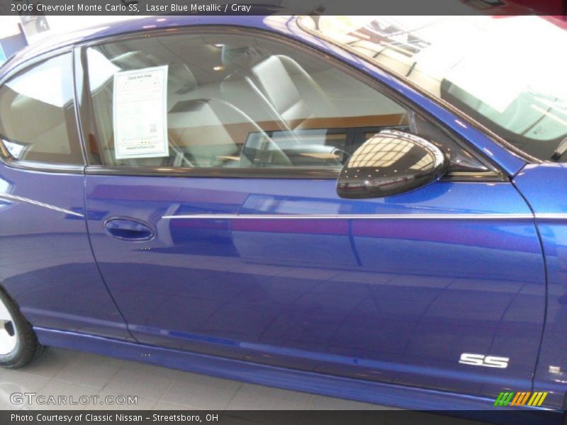 Laser Blue Metallic / Gray 2006 Chevrolet Monte Carlo SS