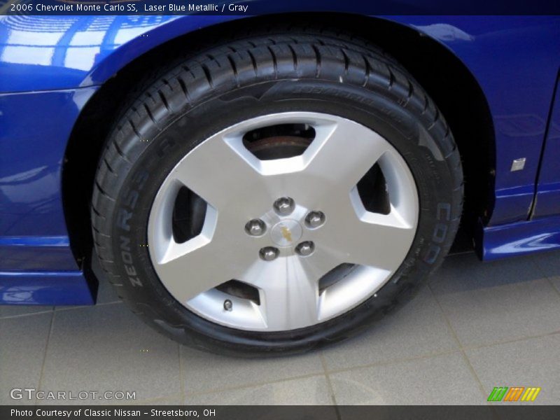 Laser Blue Metallic / Gray 2006 Chevrolet Monte Carlo SS