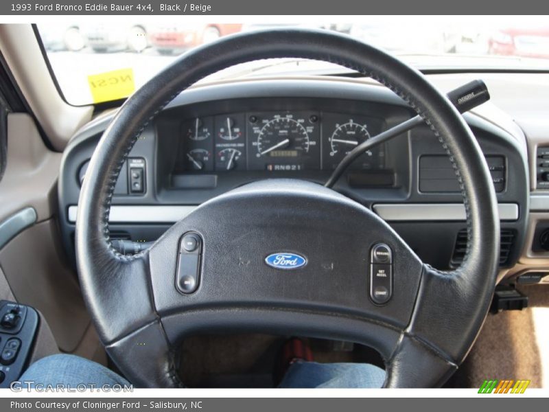  1993 Bronco Eddie Bauer 4x4 Steering Wheel