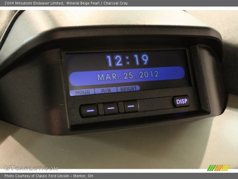 Mineral Beige Pearl / Charcoal Gray 2004 Mitsubishi Endeavor Limited