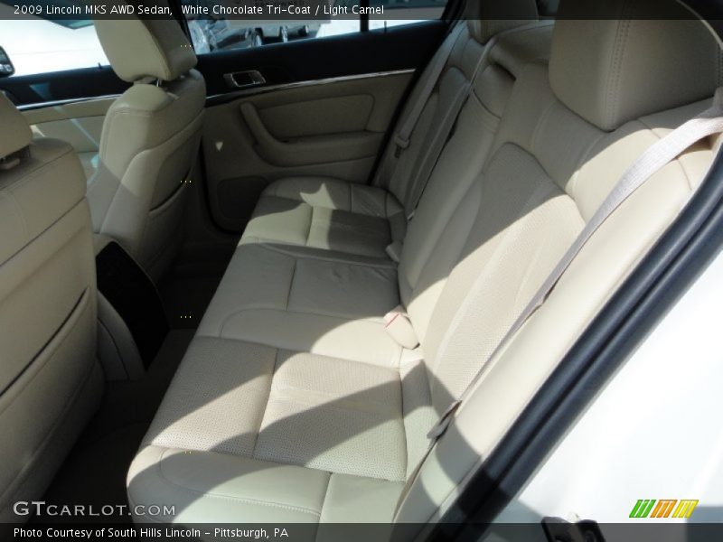 White Chocolate Tri-Coat / Light Camel 2009 Lincoln MKS AWD Sedan