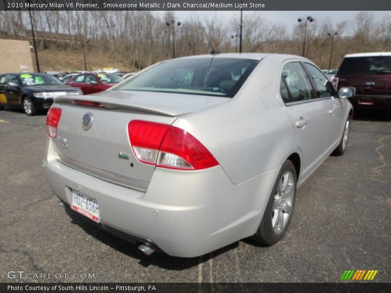 Smokestone Metallic / Dark Charcoal/Medium Light Stone 2010 Mercury Milan V6 Premier