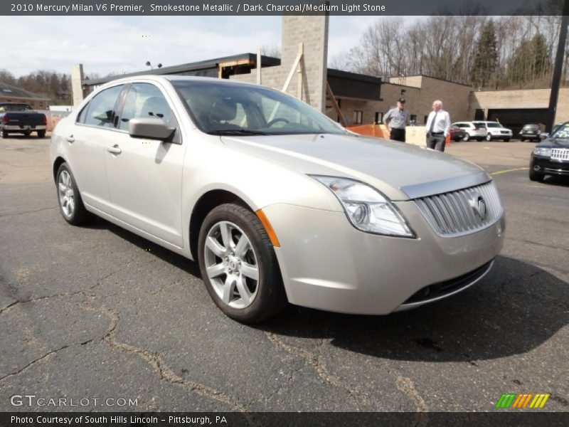 Smokestone Metallic / Dark Charcoal/Medium Light Stone 2010 Mercury Milan V6 Premier