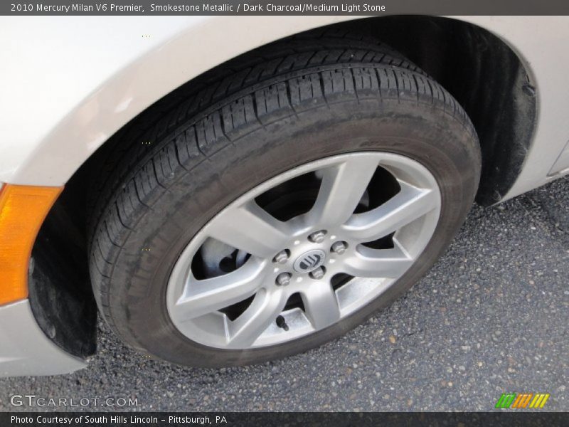 Smokestone Metallic / Dark Charcoal/Medium Light Stone 2010 Mercury Milan V6 Premier