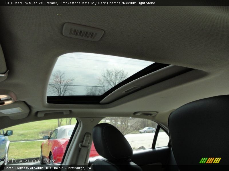 Smokestone Metallic / Dark Charcoal/Medium Light Stone 2010 Mercury Milan V6 Premier