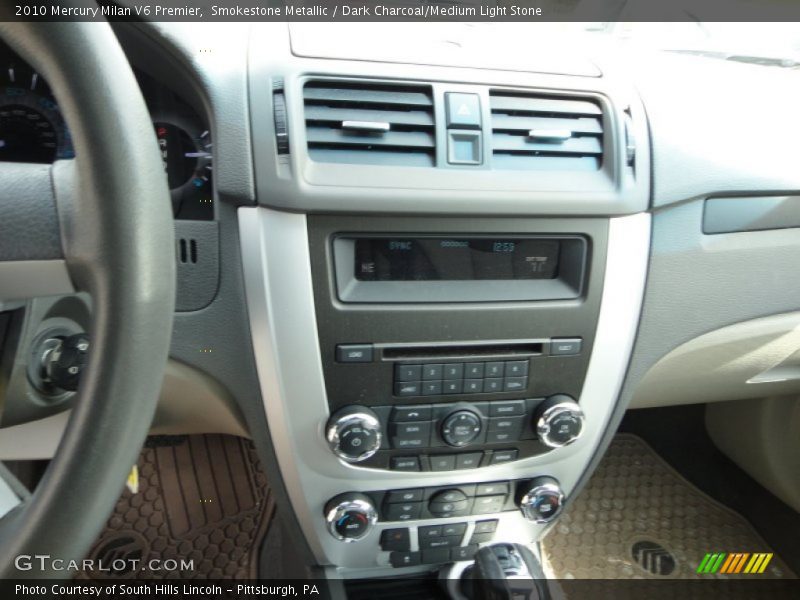 Smokestone Metallic / Dark Charcoal/Medium Light Stone 2010 Mercury Milan V6 Premier