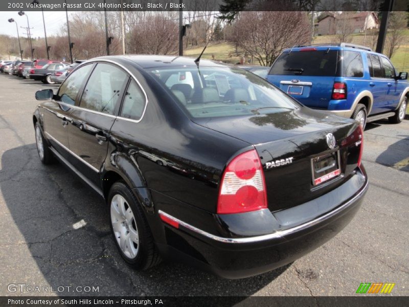 Black / Black 2002 Volkswagen Passat GLX 4Motion Sedan