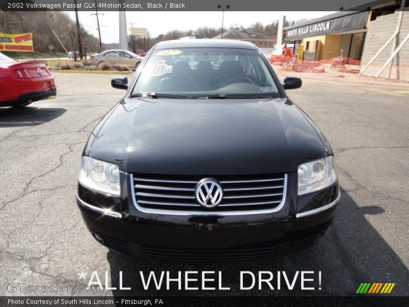 Black / Black 2002 Volkswagen Passat GLX 4Motion Sedan