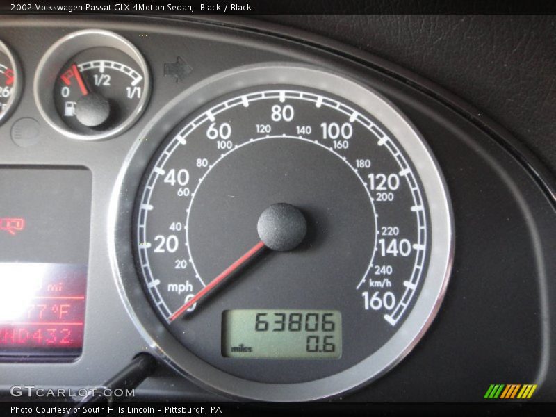 Black / Black 2002 Volkswagen Passat GLX 4Motion Sedan