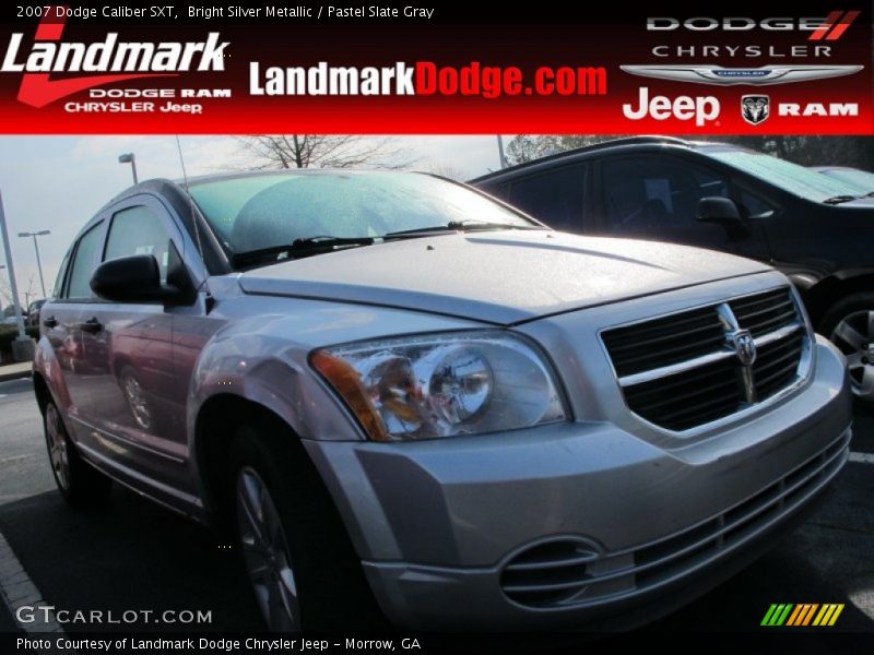 Bright Silver Metallic / Pastel Slate Gray 2007 Dodge Caliber SXT