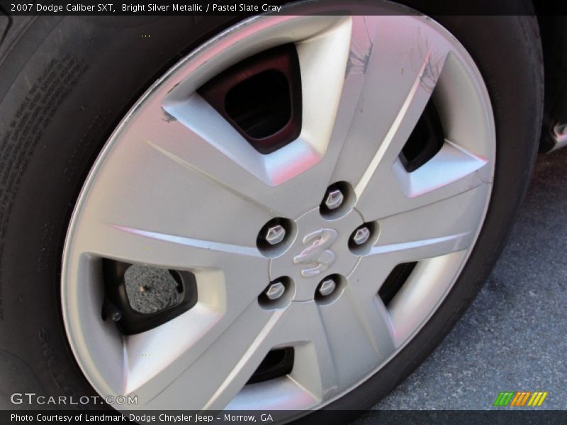 Bright Silver Metallic / Pastel Slate Gray 2007 Dodge Caliber SXT