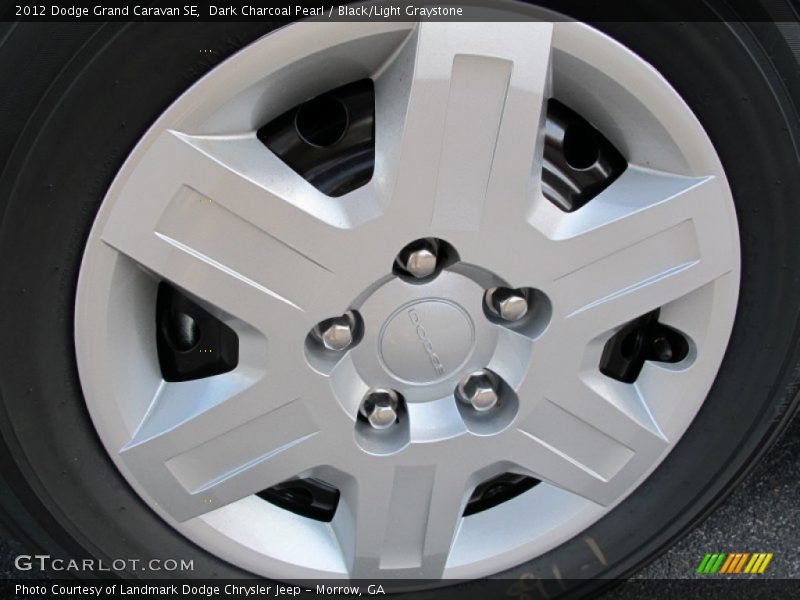 Dark Charcoal Pearl / Black/Light Graystone 2012 Dodge Grand Caravan SE