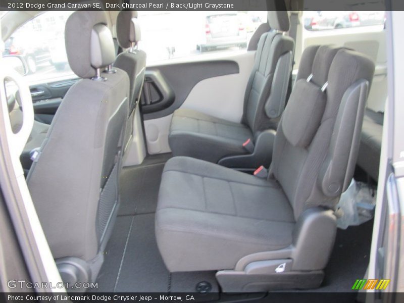 Dark Charcoal Pearl / Black/Light Graystone 2012 Dodge Grand Caravan SE