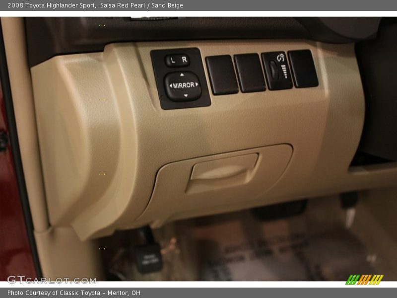 Salsa Red Pearl / Sand Beige 2008 Toyota Highlander Sport