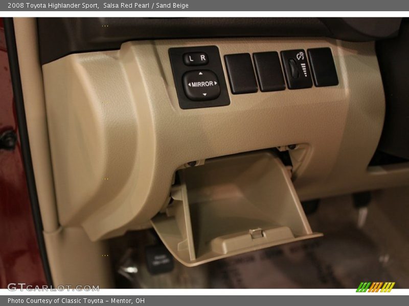 Salsa Red Pearl / Sand Beige 2008 Toyota Highlander Sport