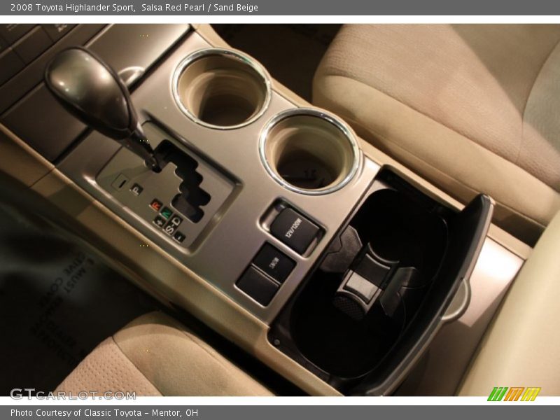 Salsa Red Pearl / Sand Beige 2008 Toyota Highlander Sport