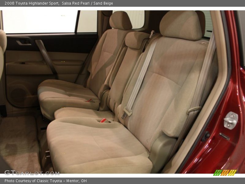 Salsa Red Pearl / Sand Beige 2008 Toyota Highlander Sport