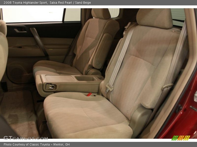 Salsa Red Pearl / Sand Beige 2008 Toyota Highlander Sport