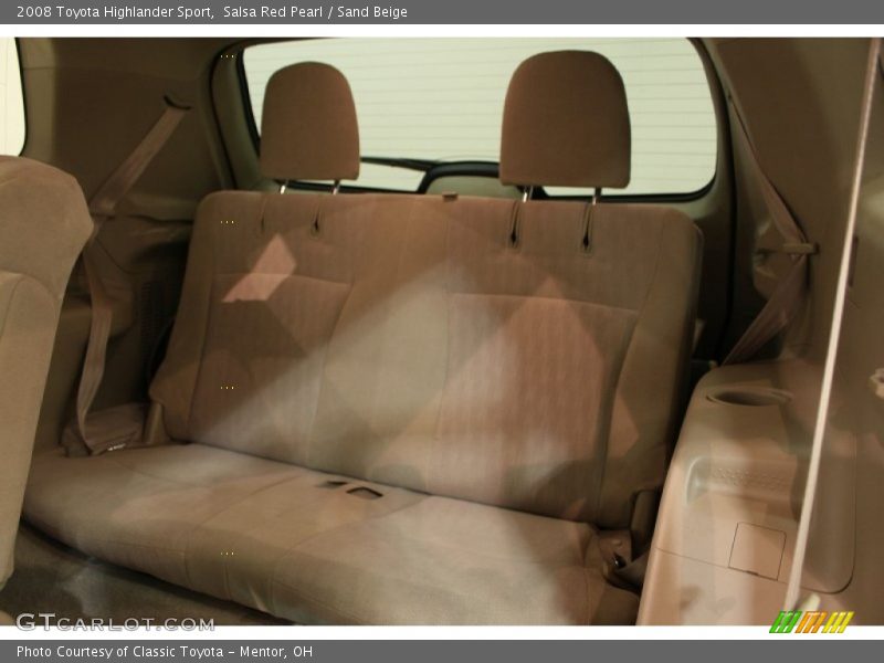 Salsa Red Pearl / Sand Beige 2008 Toyota Highlander Sport