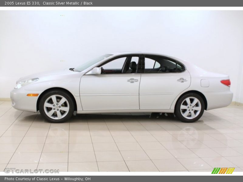 Classic Silver Metallic / Black 2005 Lexus ES 330