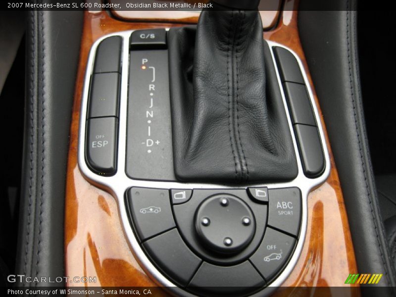 Controls of 2007 SL 600 Roadster