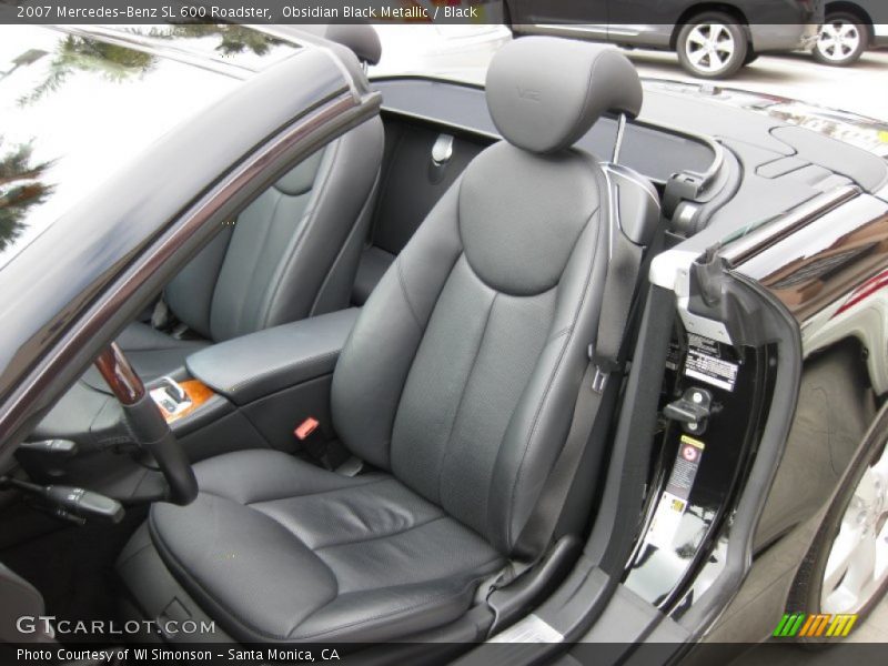 Front Seat of 2007 SL 600 Roadster