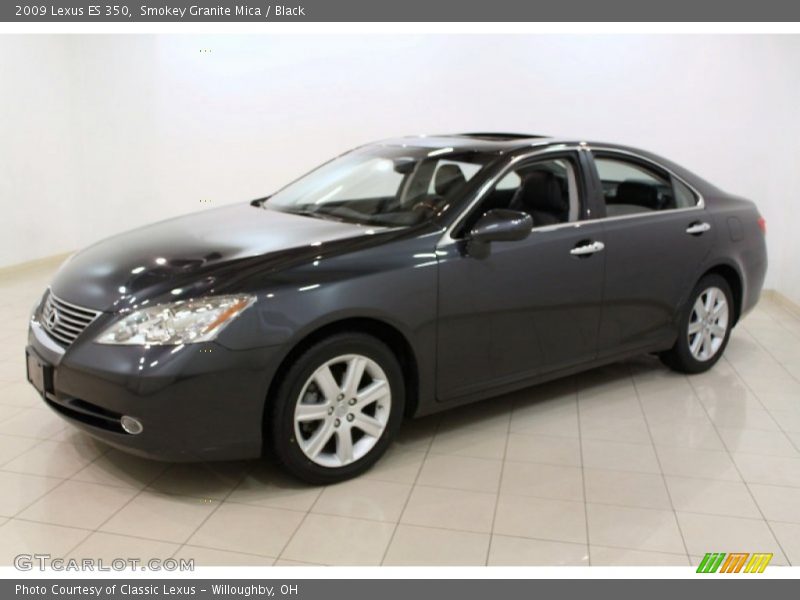 Smokey Granite Mica / Black 2009 Lexus ES 350