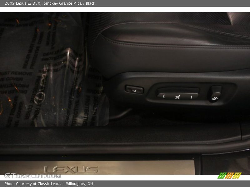 Smokey Granite Mica / Black 2009 Lexus ES 350