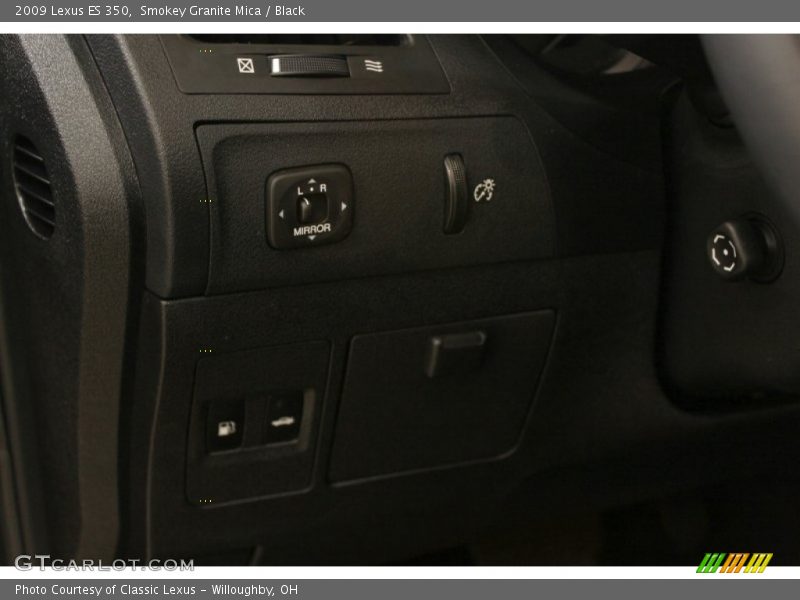 Smokey Granite Mica / Black 2009 Lexus ES 350
