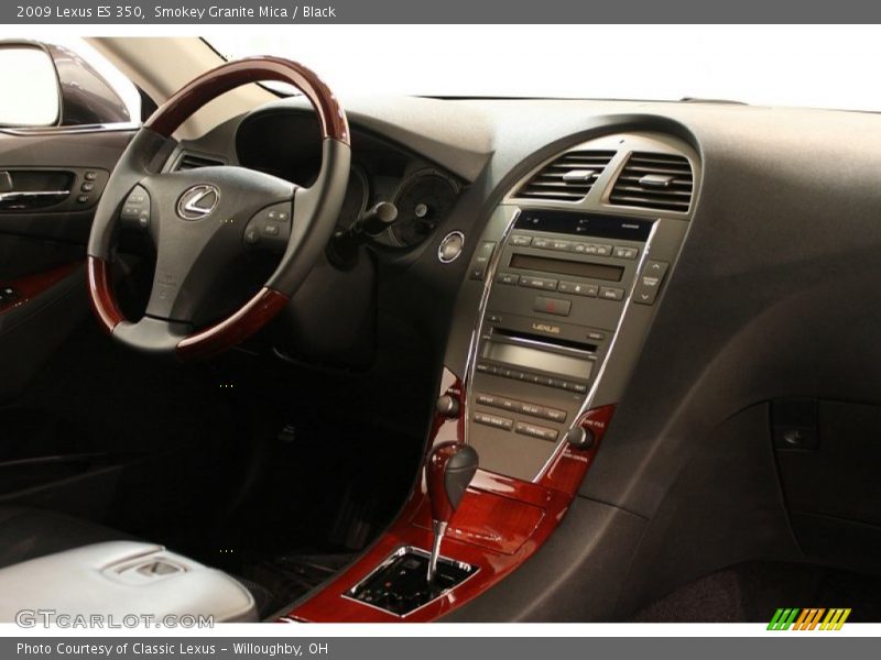 Smokey Granite Mica / Black 2009 Lexus ES 350