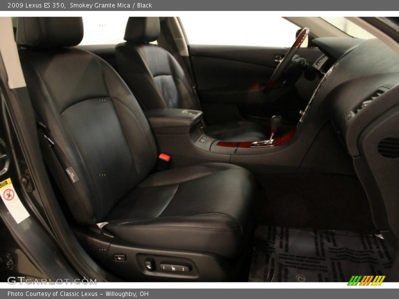Smokey Granite Mica / Black 2009 Lexus ES 350