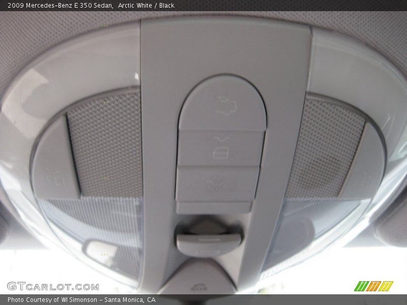 Arctic White / Black 2009 Mercedes-Benz E 350 Sedan