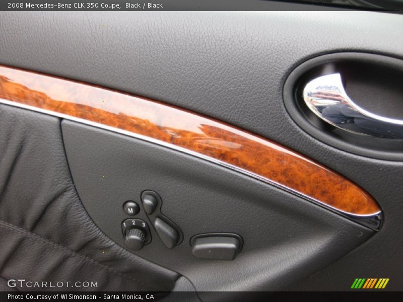 Black / Black 2008 Mercedes-Benz CLK 350 Coupe