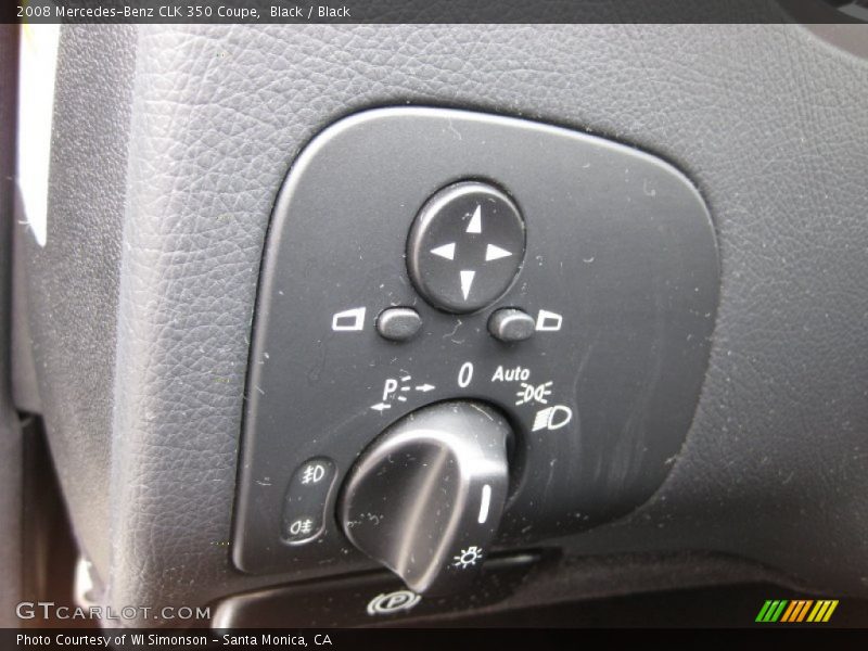 Black / Black 2008 Mercedes-Benz CLK 350 Coupe