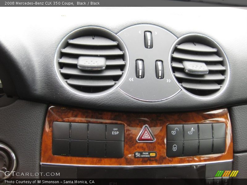 Black / Black 2008 Mercedes-Benz CLK 350 Coupe
