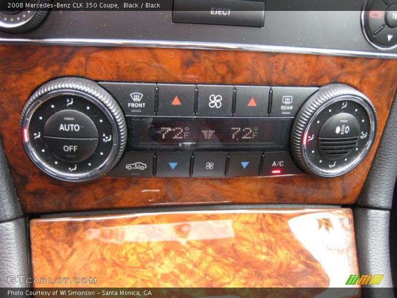 Black / Black 2008 Mercedes-Benz CLK 350 Coupe