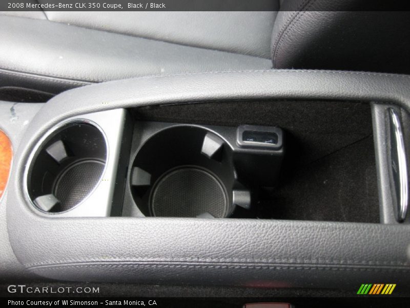 Black / Black 2008 Mercedes-Benz CLK 350 Coupe