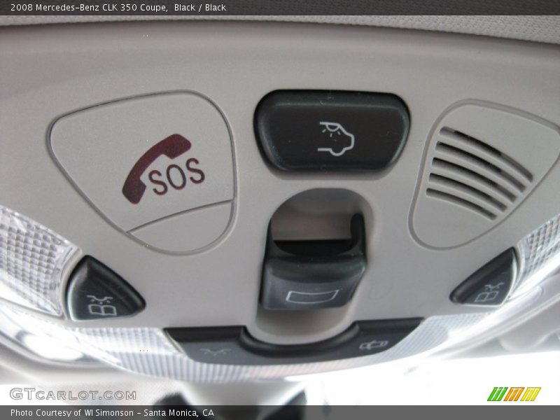 Black / Black 2008 Mercedes-Benz CLK 350 Coupe