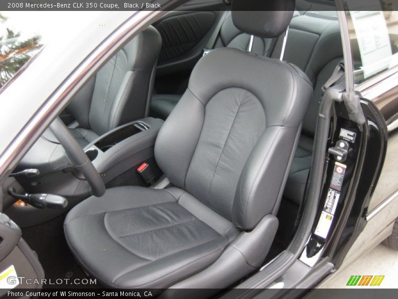 Black / Black 2008 Mercedes-Benz CLK 350 Coupe