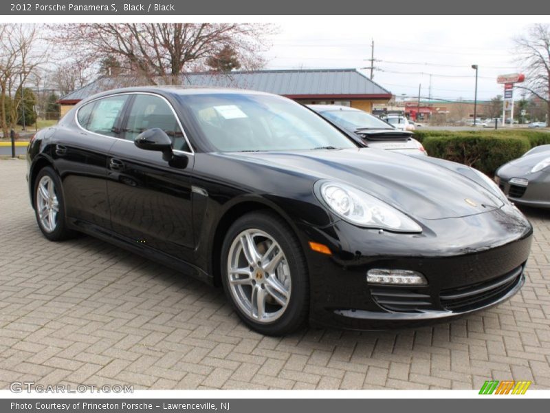 Front 3/4 View of 2012 Panamera S