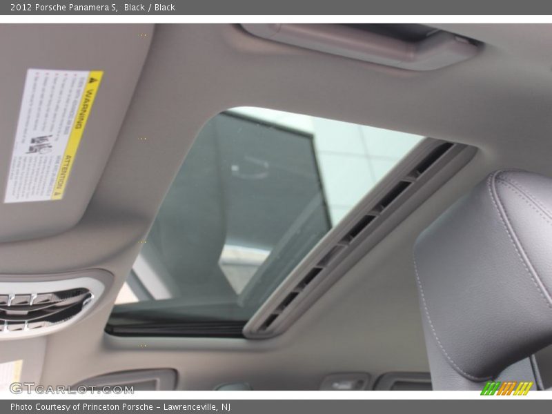 Sunroof of 2012 Panamera S