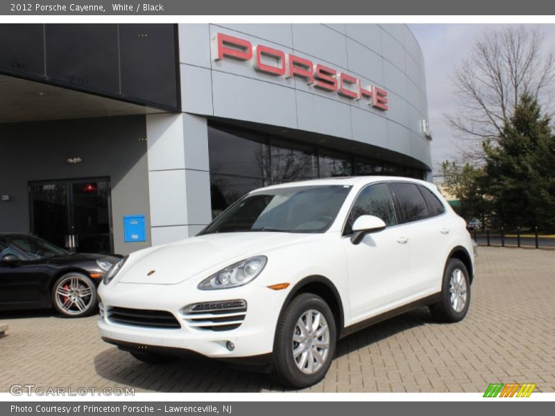 White / Black 2012 Porsche Cayenne