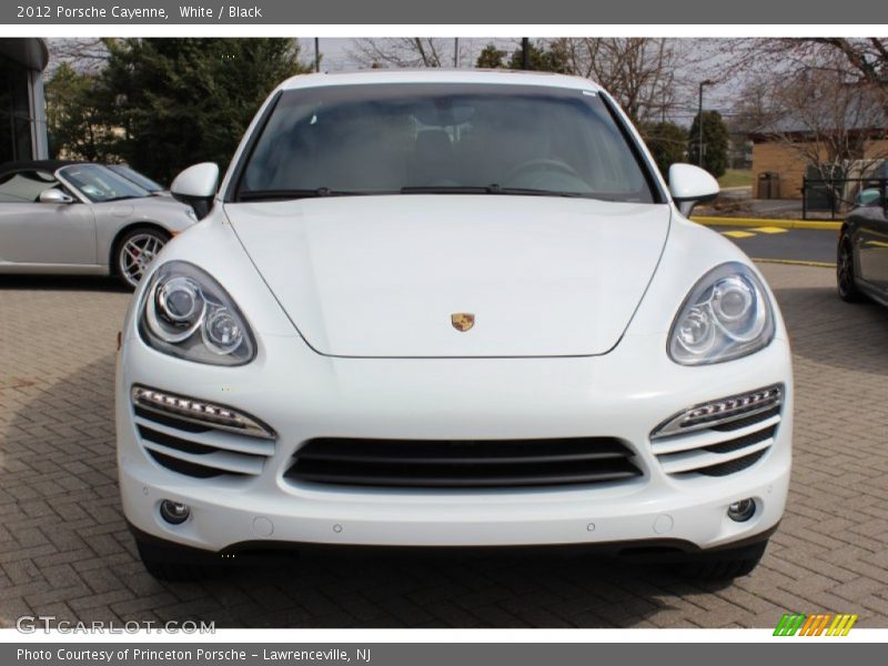 White / Black 2012 Porsche Cayenne