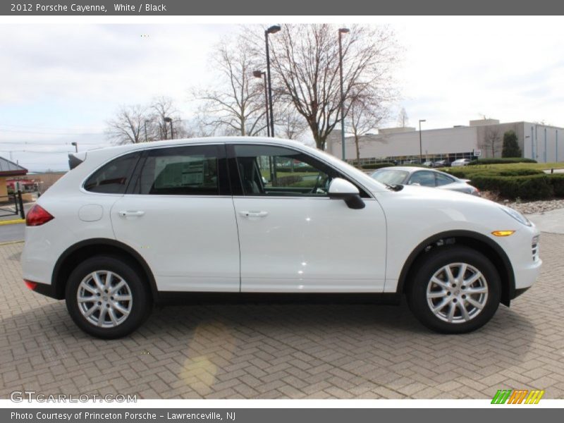 White / Black 2012 Porsche Cayenne