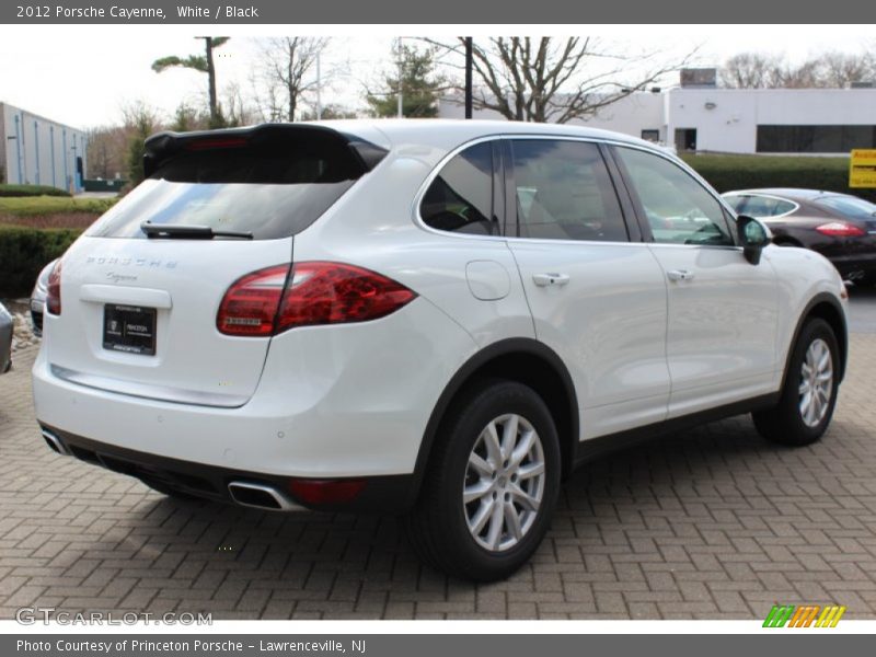 White / Black 2012 Porsche Cayenne